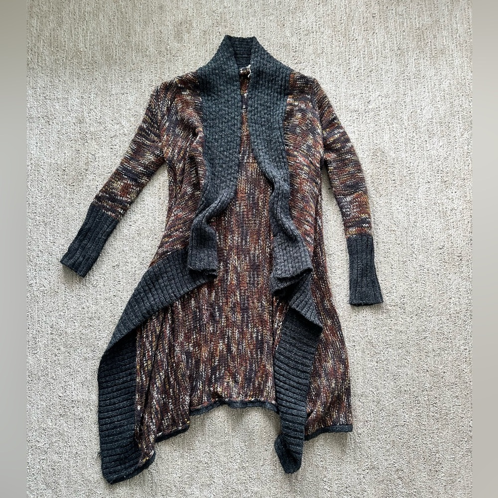 Fall Multi Color Long Sweater - Picture 2 of 2